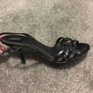 Vintage Fendi Stiletto Heel Open Toe 37.5 (Size 7)